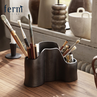 丹麦Ferm 纸巾架 Living桌面收纳盘钥匙托盘玄关置物盘分格收纳盒