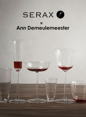 比利时Serax AnnDemeulemeester红白葡萄酒杯水晶玻璃杯子香槟杯