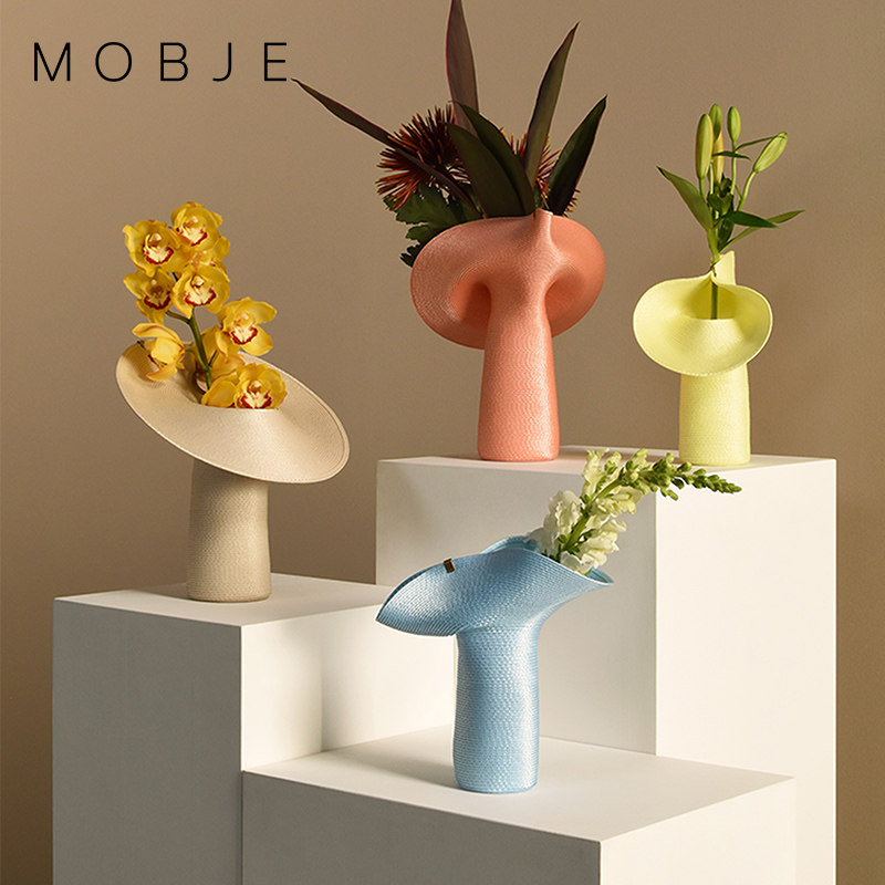 日本进口MOBJE干花花瓶摆件客厅插花器玄关桌面花艺手工 家居装饰,家居饰品,花瓶,淘宝优惠券,粉丝福利购,淘宝优惠卷