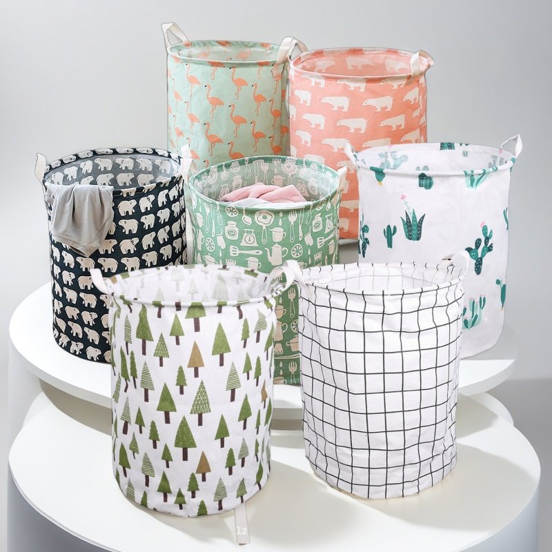 C606棉麻收纳筐桌面杂物内衣袜子收纳篮脏衣篓宿舍整理收纳桶盒箱,收纳整理,收纳筐,淘宝优惠券,粉丝福利购,淘宝优惠卷