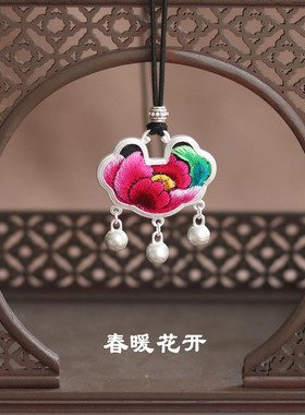 民族风项链毛衣链长款新中式