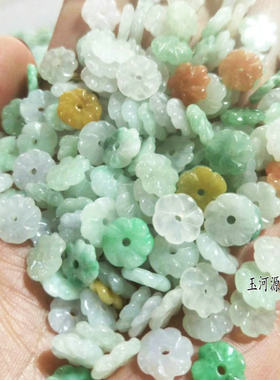 diy编织小花配饰配件散珠