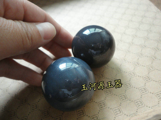 纯天然玛瑙玉手球健身球 灰色缠丝玛瑙圆形球手把玩件玉器礼品