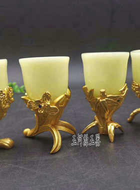 金属白酒杯礼盒岫岩玉