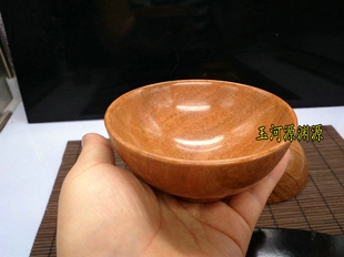 纯天然木鱼石碗手工碗汤碗中式米饭饭碗餐具养生碗保健碗摆件包邮