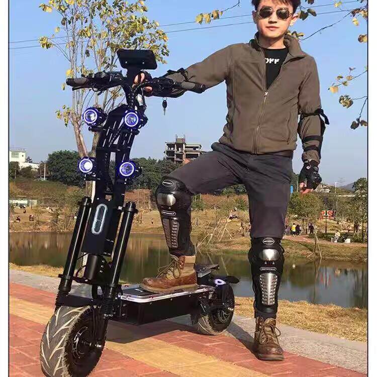 RETUOL润途13寸高速大功率越野双驱电动滑板车成人户外越野代步车