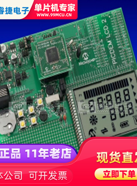 DM163030 PICDEM LCD 2 PIC18F8493 EVAL BRD 开发板 编程器 原装