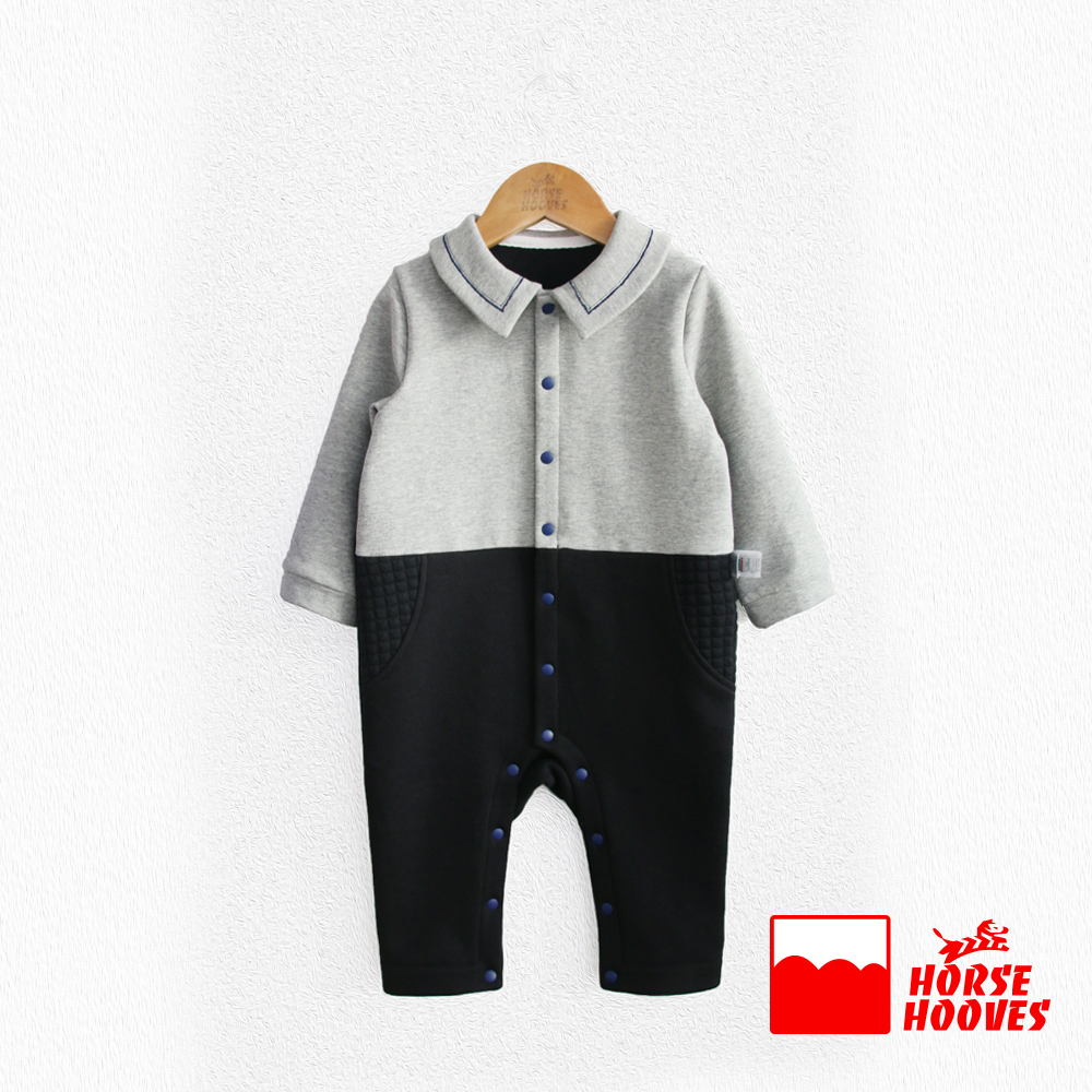 horsehooves原创设计拼色连体衣