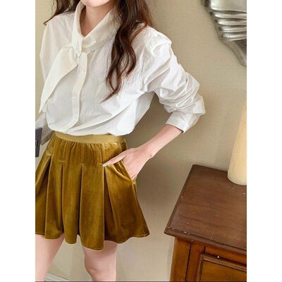 thMorning早春新款不规则飘带感