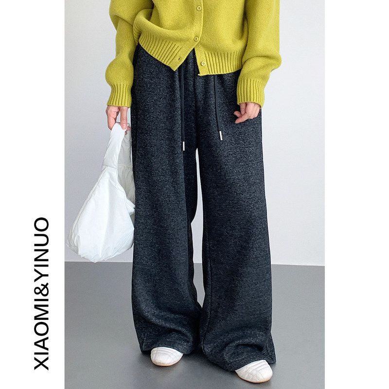 加厚高腰阔腿【欧凡】BF风糯米