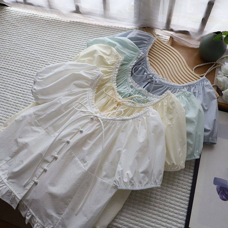 比正2025夏季新品韩版甜美蕾丝