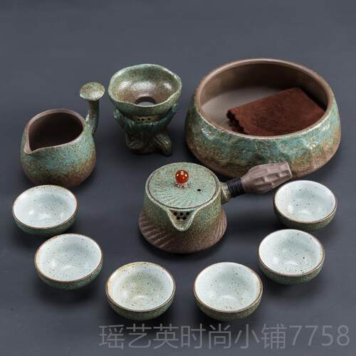 正品禅意夫茶功具套组陶瓷茶茶盘蓄水茶壶杯碗盖家用简约茶具茶道