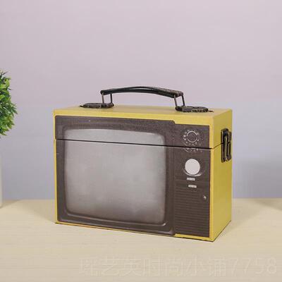 正品复盒古怀旧木质手提木箱子木子长形实木方收纳盒首饰盒礼物小