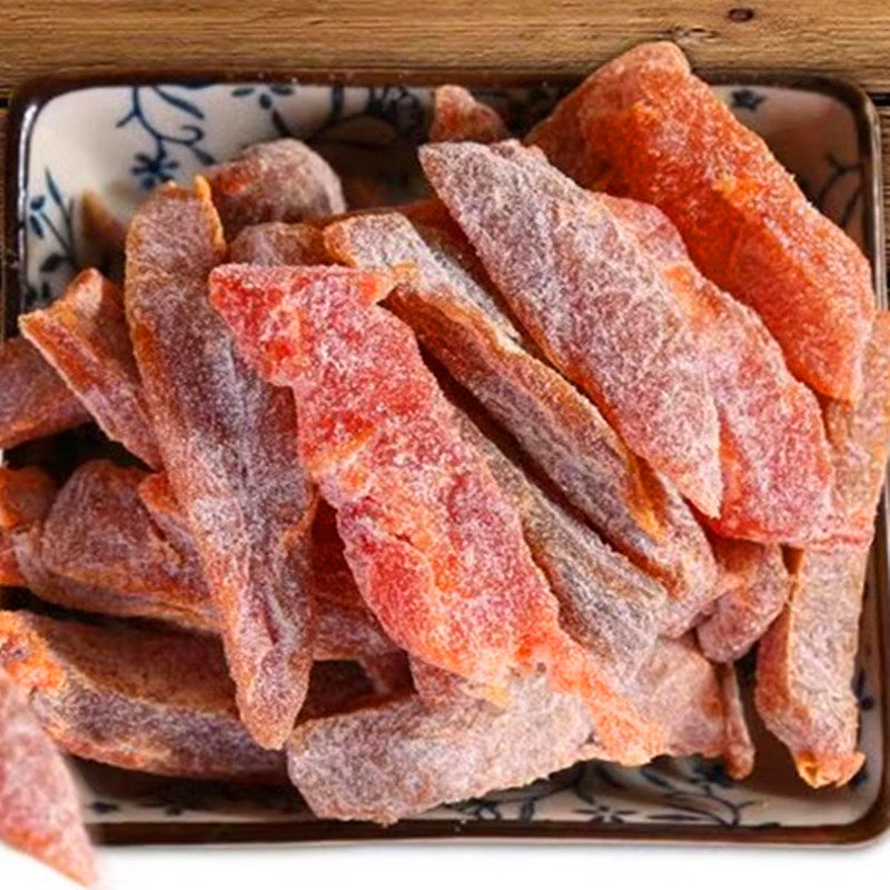福建特产黄桃干桃脯盐津桃肉水蜜桃干蜜饯果脯办公室零食