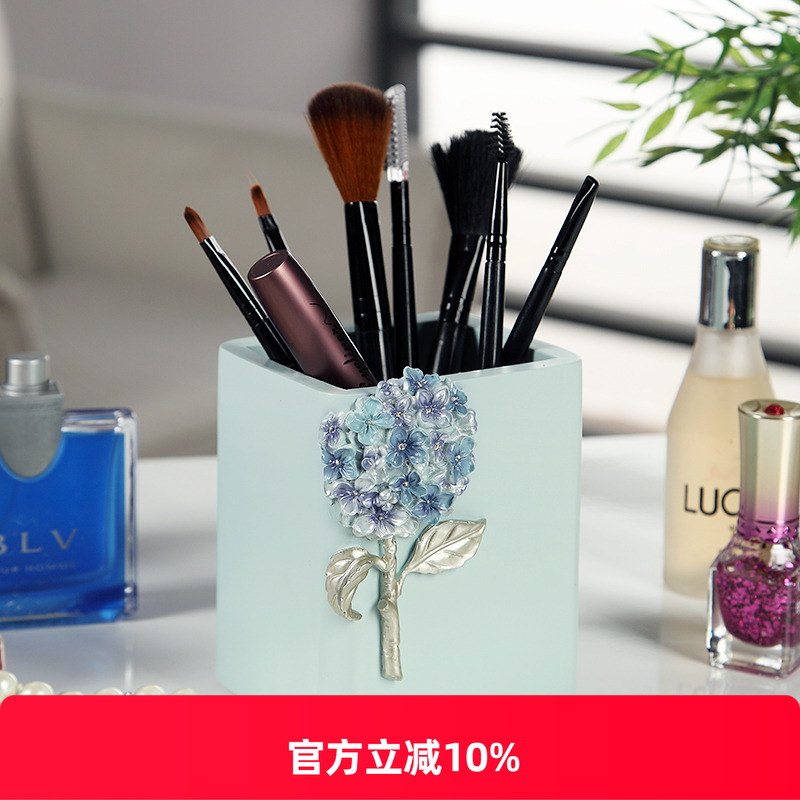 桌面笔筒创意时尚欧式田园收纳