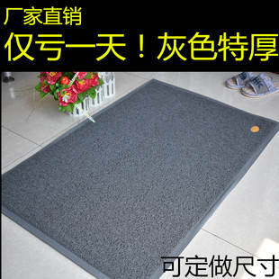 灰色地毯欢迎光临地垫酒店迎宾门垫大门口入户防滑吸水脚垫可定制