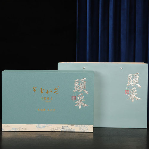 芽玉仙芝毛尖绿茶礼盒装新茶