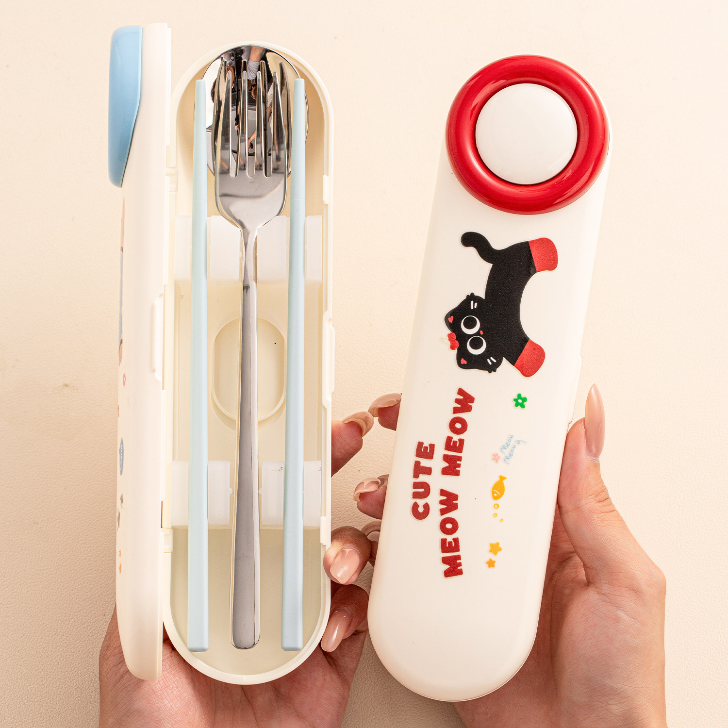 不锈钢筷子勺子套装便携餐具儿童学生一人用收纳盒成人上班族外带,餐饮具,便携/折叠餐具,淘宝优惠券,粉丝福利购,淘宝优惠卷