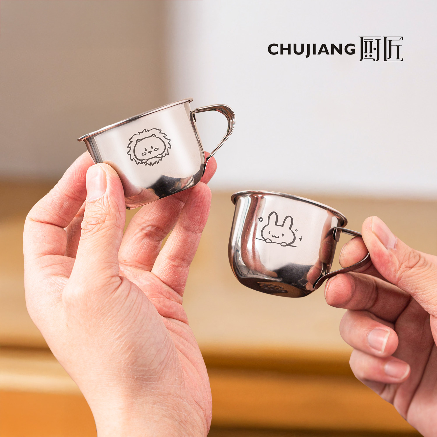 【防摔防烫】316不锈钢儿童水杯