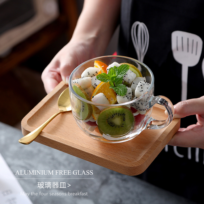 大号早餐燕麦杯沙拉酸奶杯带盖微波炉可加热牛奶杯钢化玻璃大肚杯|ruв категории посуда, кубок/кубок/чайник, молочный кубок/молочный кубок - от Buy2taobao.com для оказания профессиональной услуги покупки агента Taobao