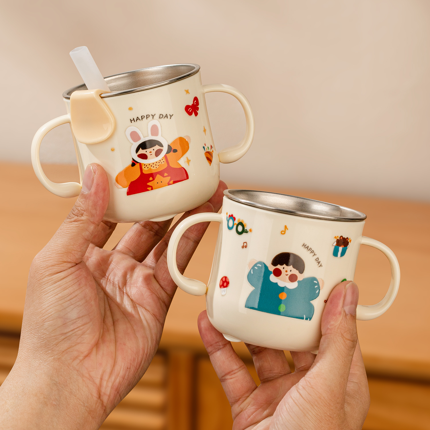 防摔防烫儿童水杯N0.1.宝妈推荐