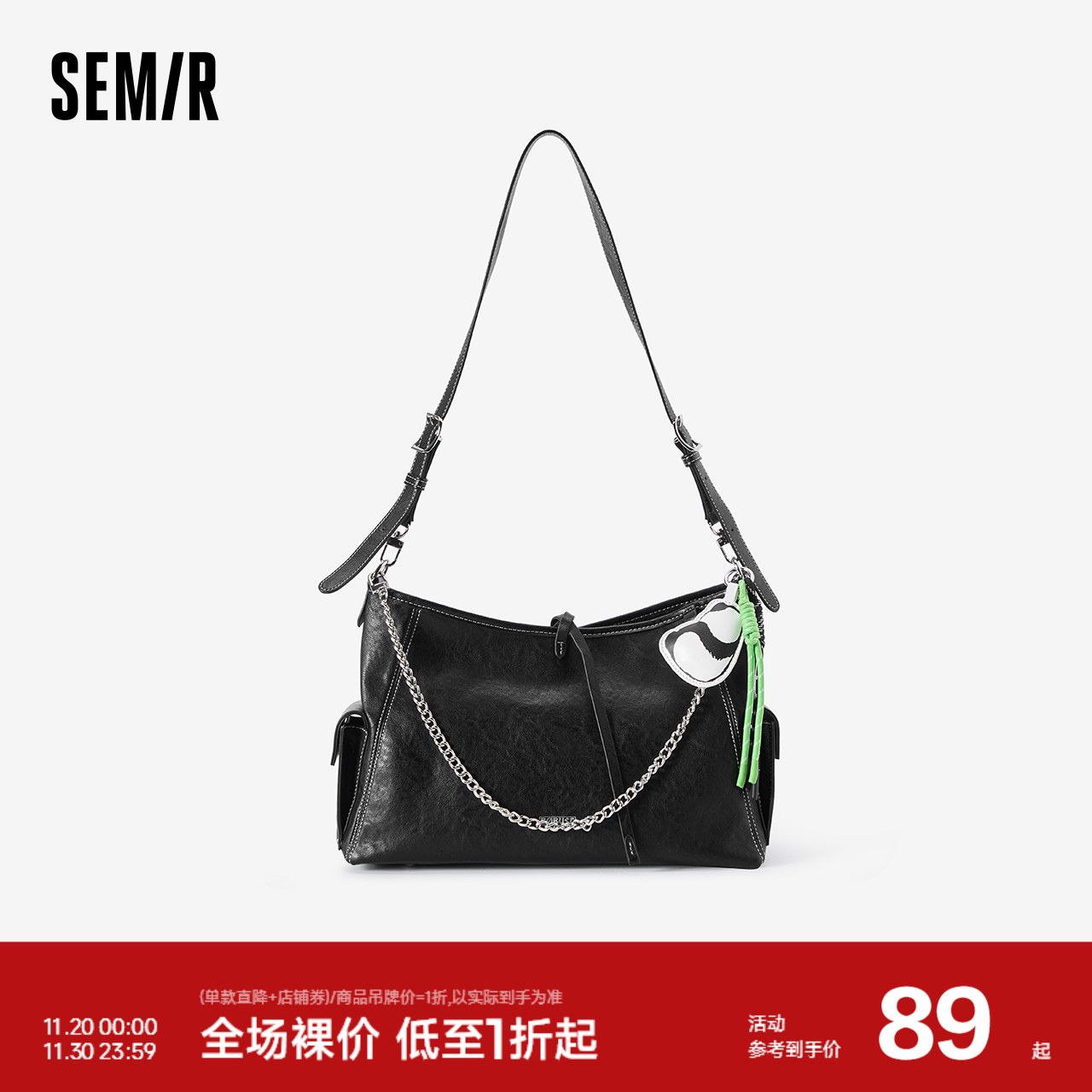 森马包包女托特包多口袋工装