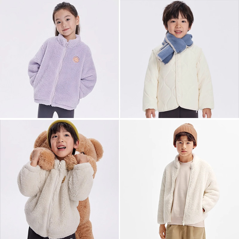 [童装合辑]森马童装儿童棉服2023年秋冬新款大方男童女童外套