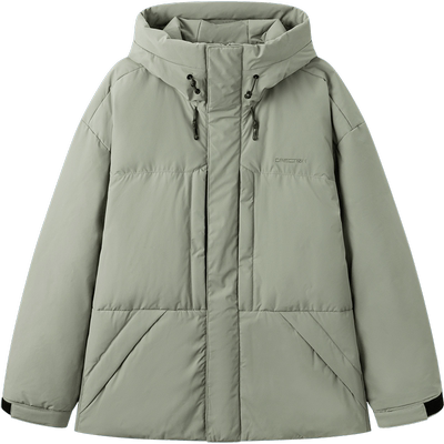 森马简约三防户外温暖潮羽绒服男