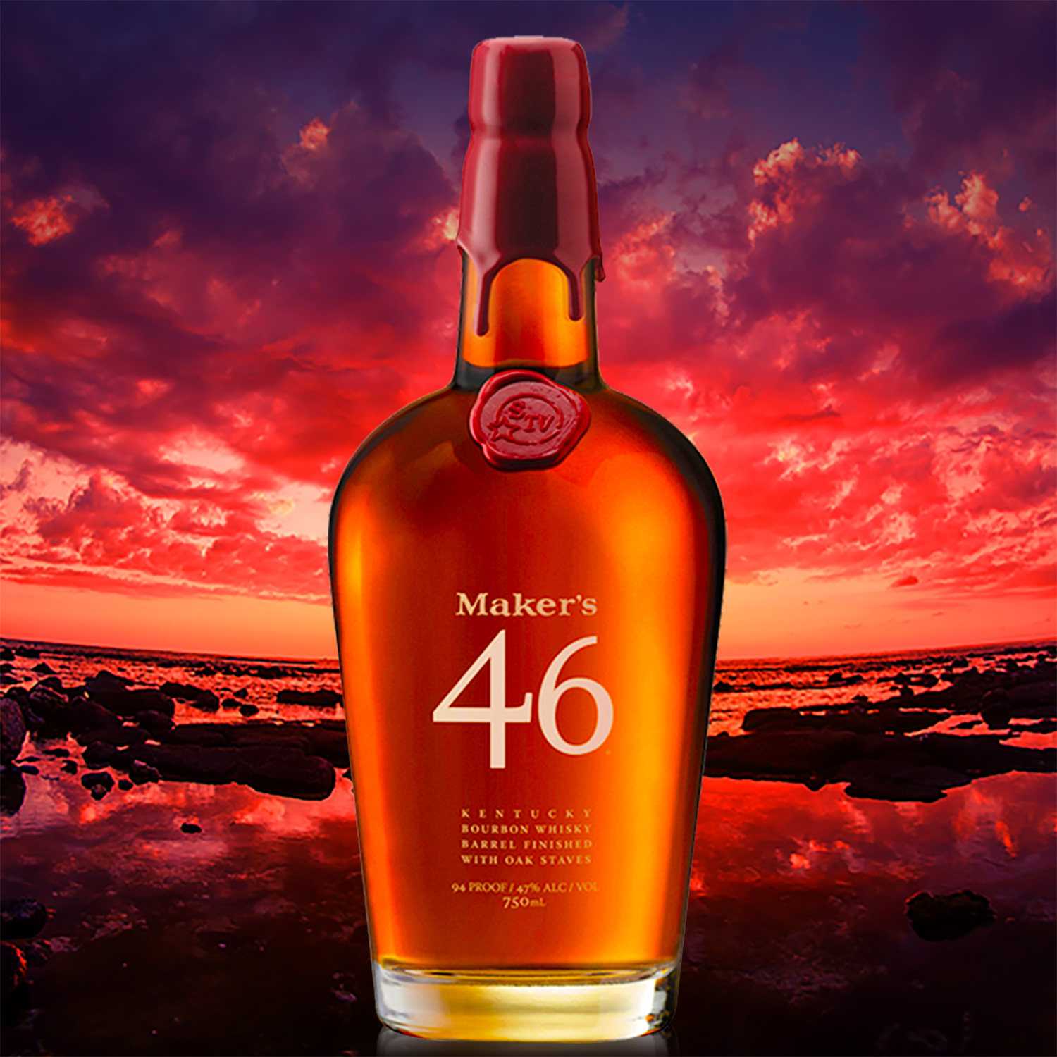 suntory whisky三得利美格46波本威士忌美国原装进口洋酒750ml