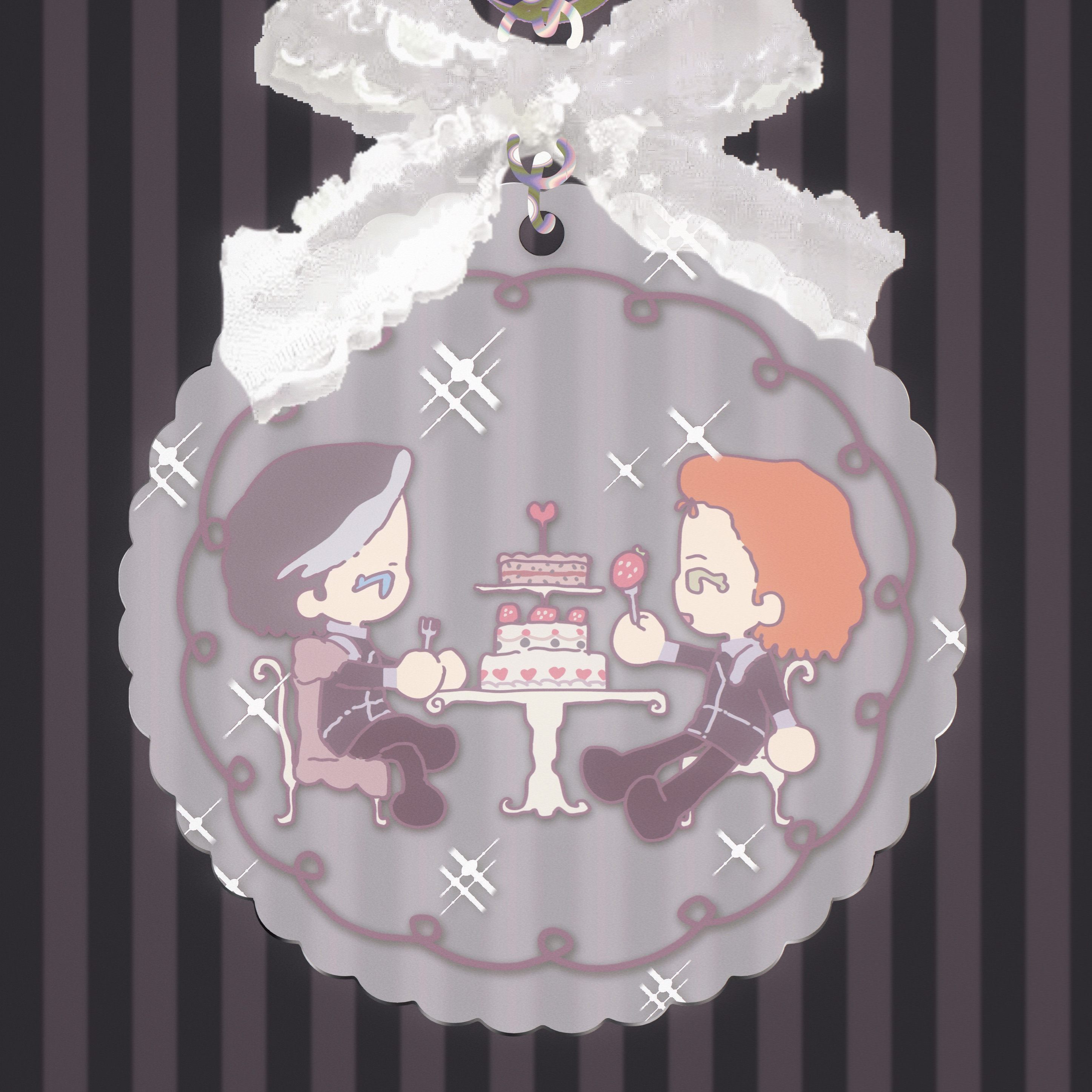 BARF |  甜品时间 银河英雄传说同人 毕奥 磨砂亚克力挂件