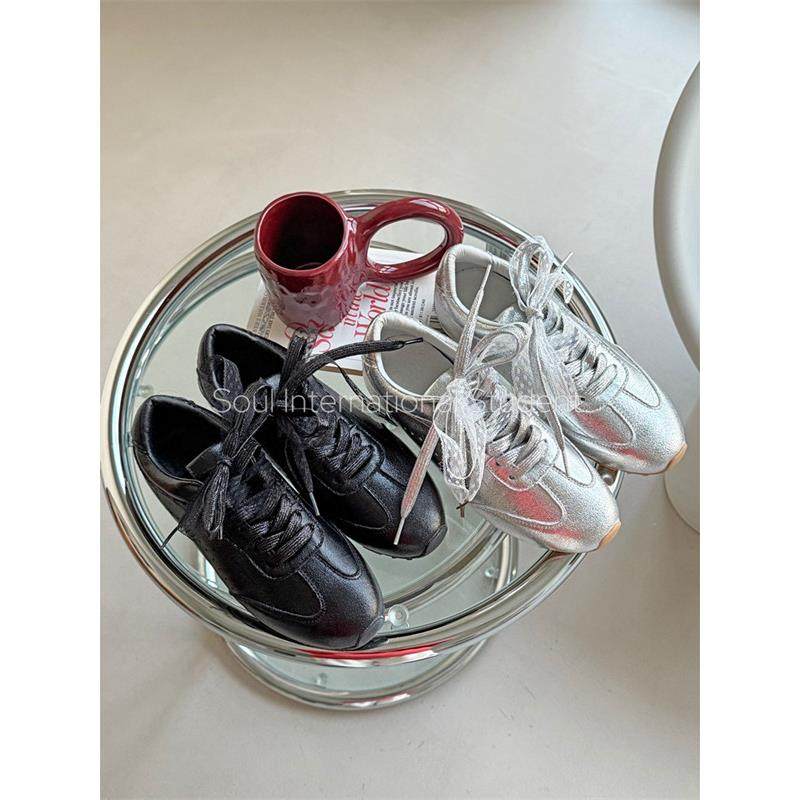 韩国时尚系带德训鞋女灰姑娘春秋减龄平底百搭运动鞋单鞋女,女鞋,德训鞋,淘宝优惠券,粉丝福利购,淘宝优惠卷