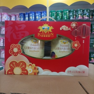 进店咨询 金盾爱婴无蔗糖高钙蛋白肽营养粉650克罐装康善安