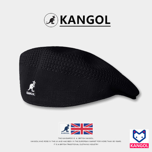 KANGOL帽子袋鼠贝雷帽春夏羊毛潮