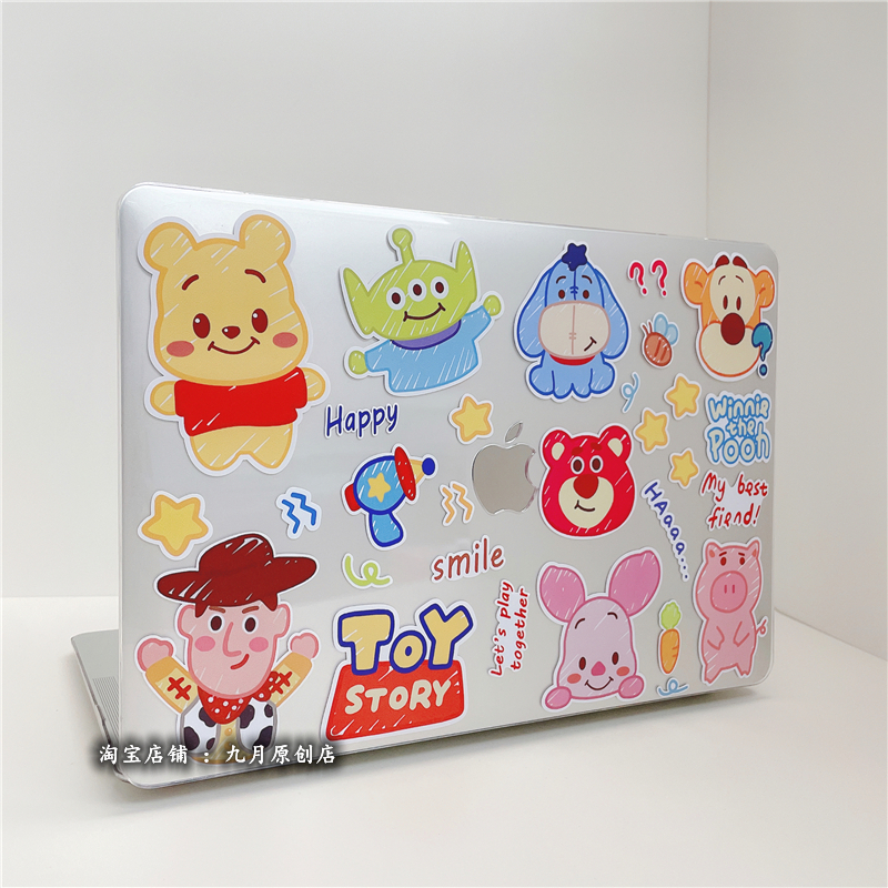 卡通维尼熊适用macbook保护壳