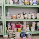 2个出口外贸孤品高温陶瓷马克杯子老款 处理价