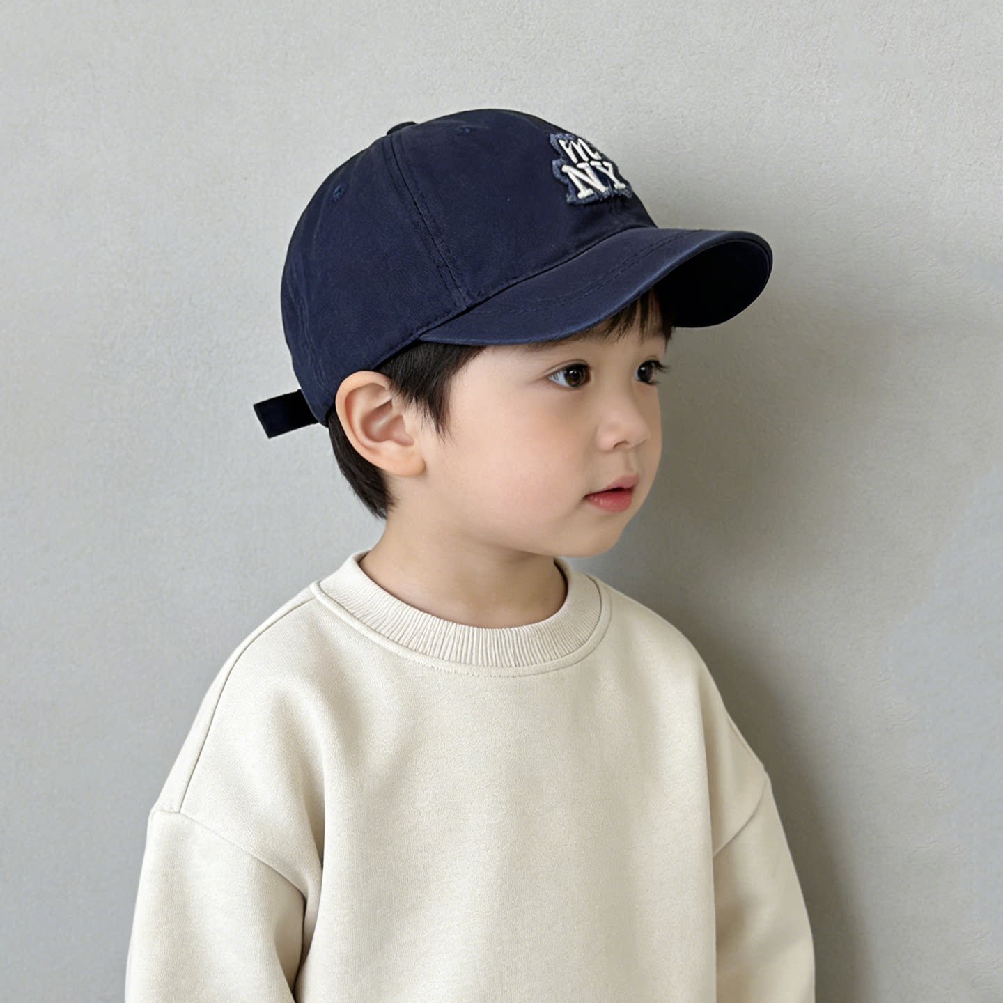 短檐男童帽子春秋季儿童鸭舌帽男孩宝宝棒球帽2026新款女童小孩潮