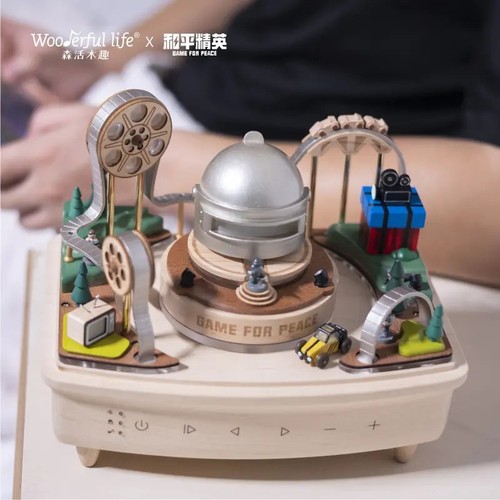 森活木趣蓝牙播放器音乐盒夜灯光