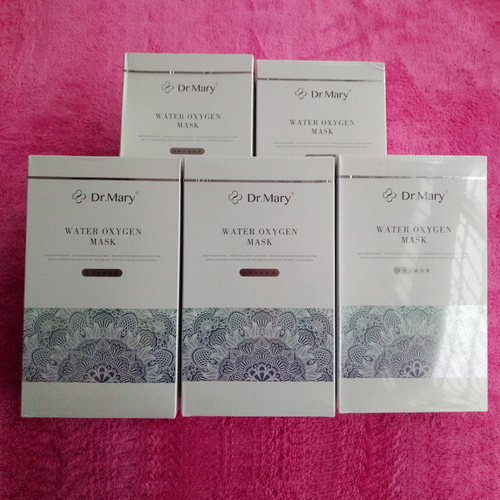 Dr.Mary清透水氧白面膜 保湿补水 白膜清透水漾正品 五盒