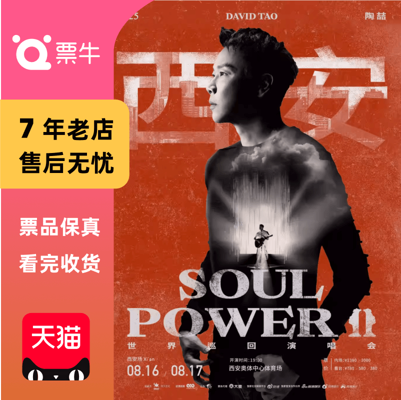 [西安]陶喆2025 Soul Power II 世界巡回演唱会门票非代抢非代拍