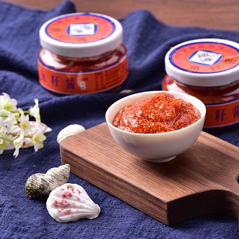 海鱼巷烟海产虾籽酱鱼籽酱蟹籽酱103g即食调味海鲜酱烟台特产,水产肉类/新鲜蔬果/熟食,鱼子(籽)/制品,淘宝优惠券,粉丝福利购,淘宝优惠卷