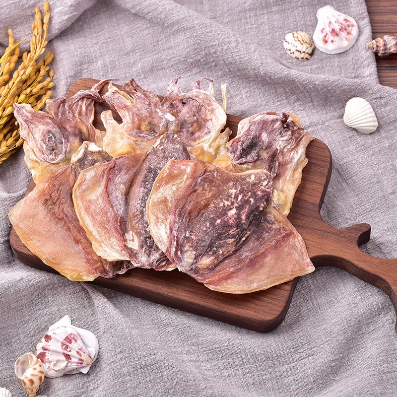 长岛淡干中墨鱼干海产干货