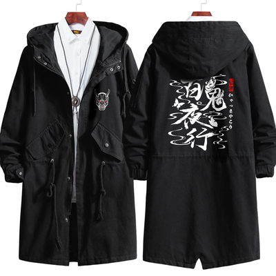 百鬼夜行阴阳师动漫纯棉潮酷风衣