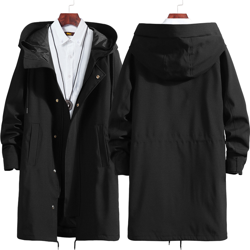 男生春秋二次元青少年风衣外套