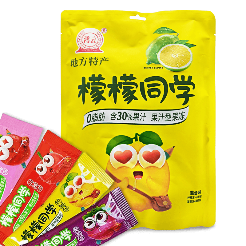 鸿云四川果汁型酸甜果冻
