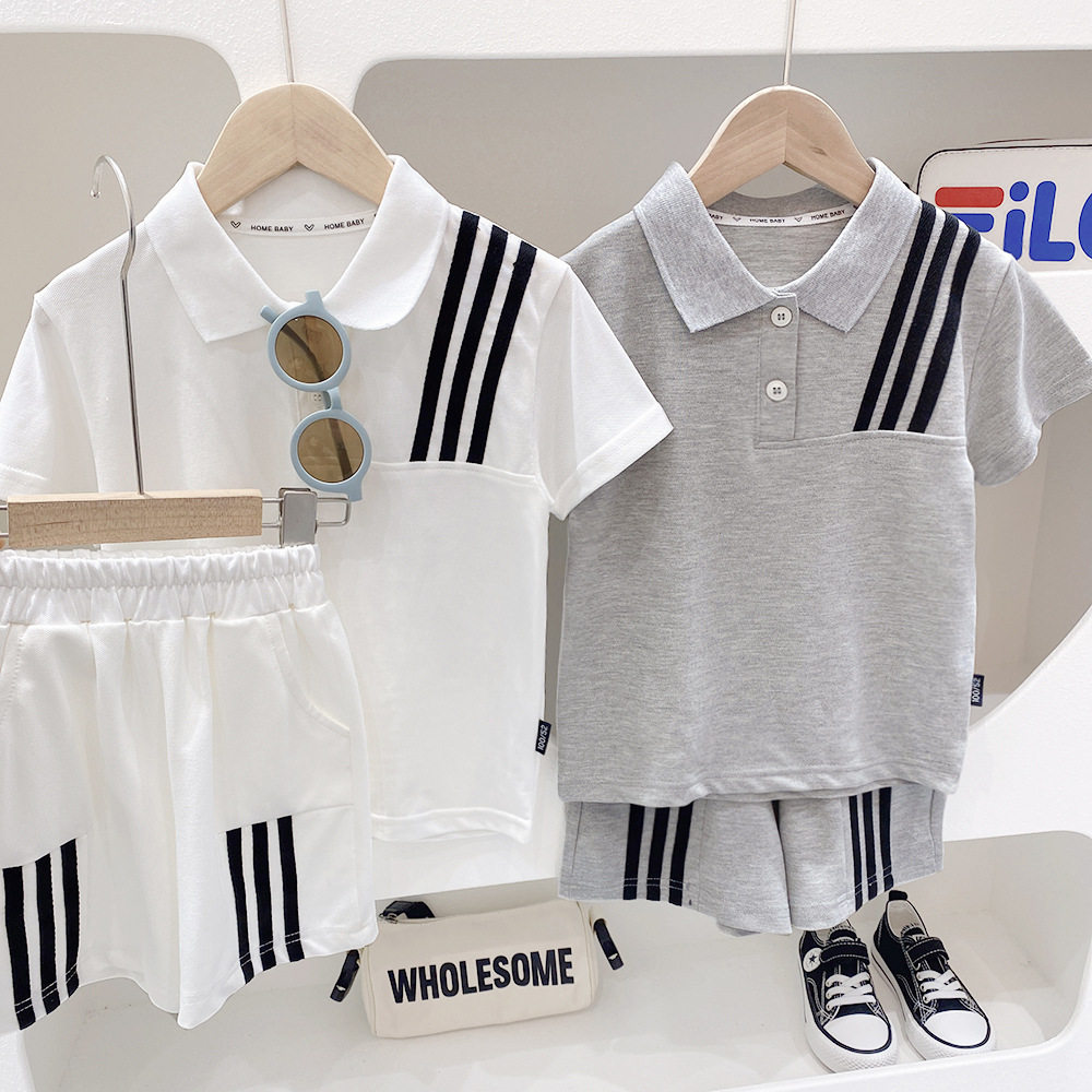 夏装套装帅气潮装童装短裤新款宝宝短袖运动儿童衣服男童POLO,童装/婴儿装/亲子装,套装,淘宝优惠券,粉丝福利购,淘宝优惠卷