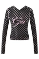 Black Polka Dot Coat