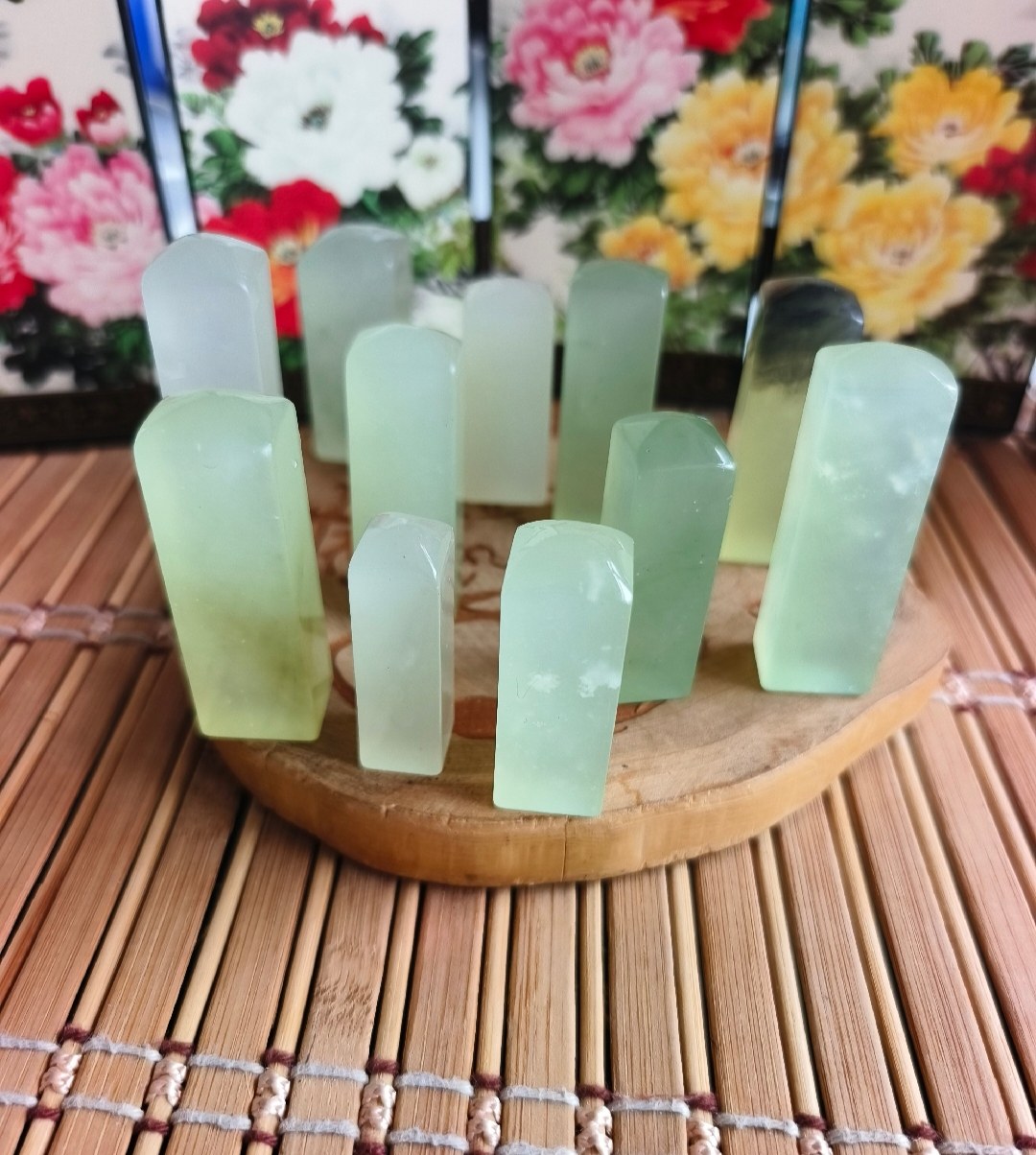 岫玉印章文房四宝代刻字小章特价