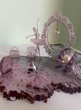 滴胶成品欧式风店主芭蕾舞女孩