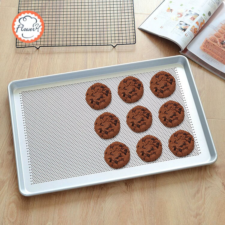 风和日丽铝合金冲孔平烤盘阳极/U型曲奇饼干面包烤盘商用烤蒸盘