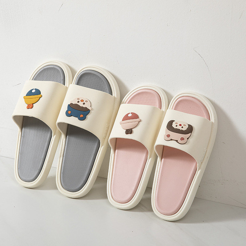 拖鞋女夏季室内家居浴室洗澡厚底防滑静音情侣可爱外穿凉拖夏天男